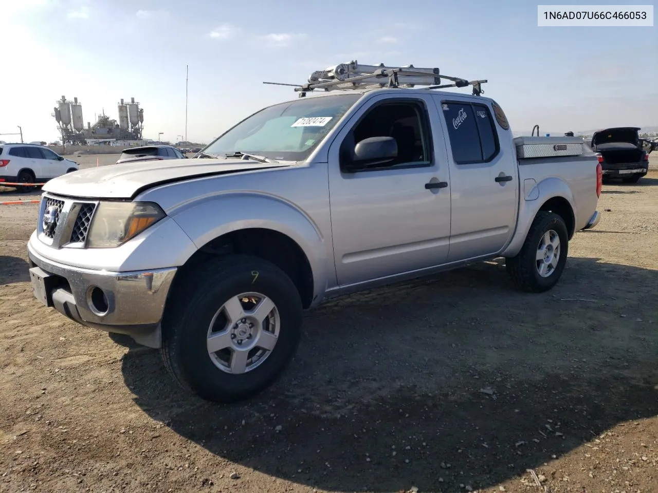 2006 Nissan Frontier Crew Cab Le VIN: 1N6AD07U66C466053 Lot: 71282474