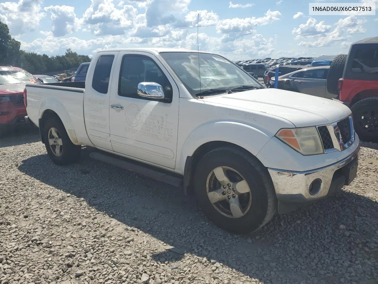 2006 Nissan Frontier King Cab Le VIN: 1N6AD06UX6C437513 Lot: 72311904