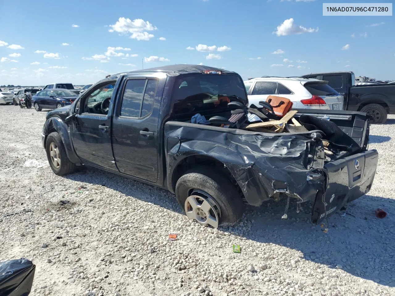 2006 Nissan Frontier Crew Cab Le VIN: 1N6AD07U96C471280 Lot: 72343954