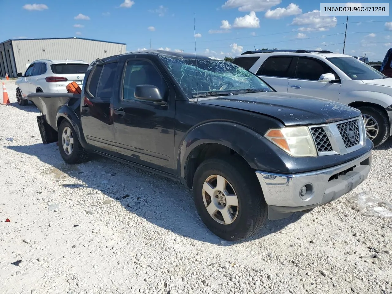 2006 Nissan Frontier Crew Cab Le VIN: 1N6AD07U96C471280 Lot: 72343954