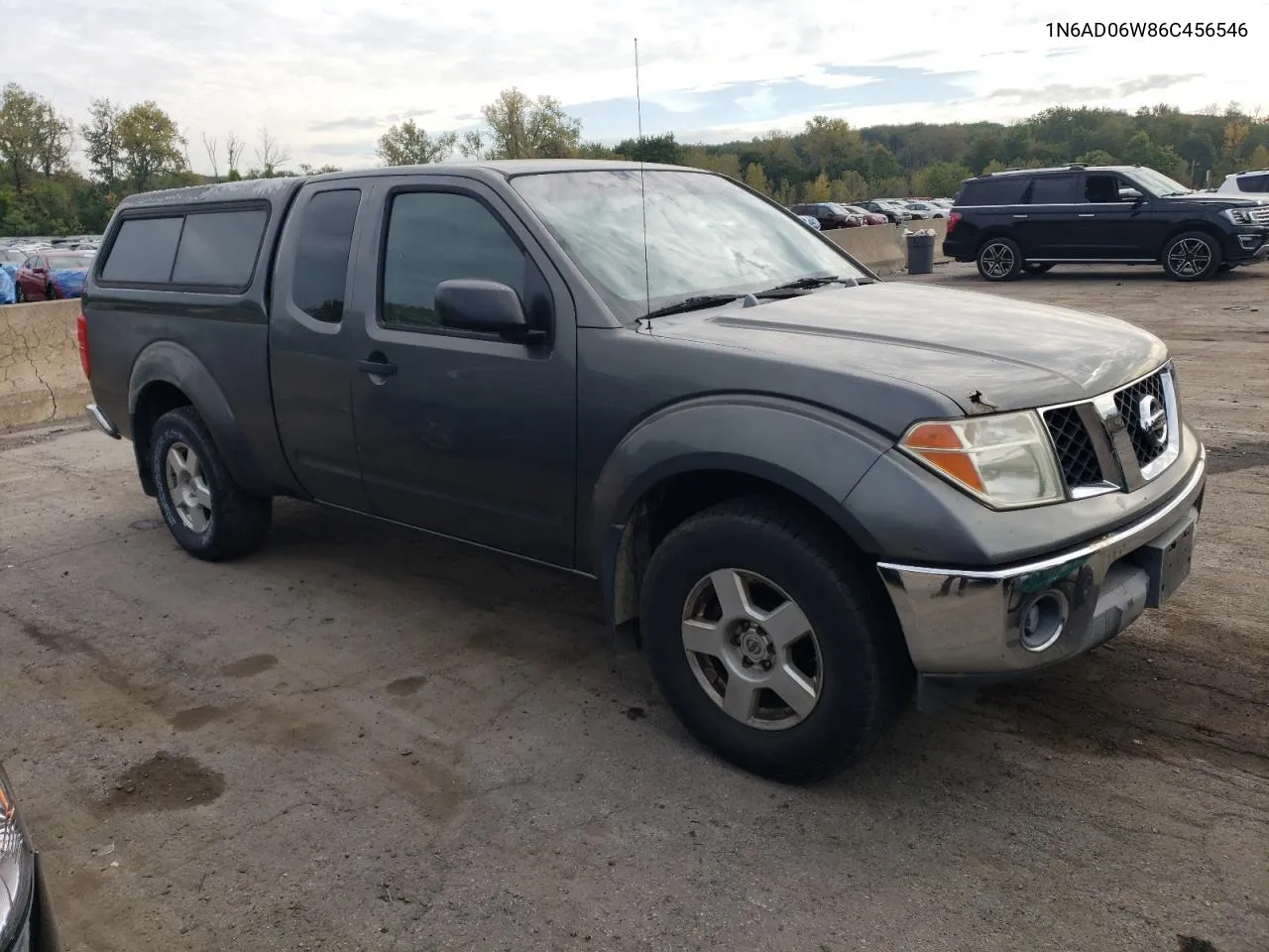 1N6AD06W86C456546 2006 Nissan Frontier King Cab Le