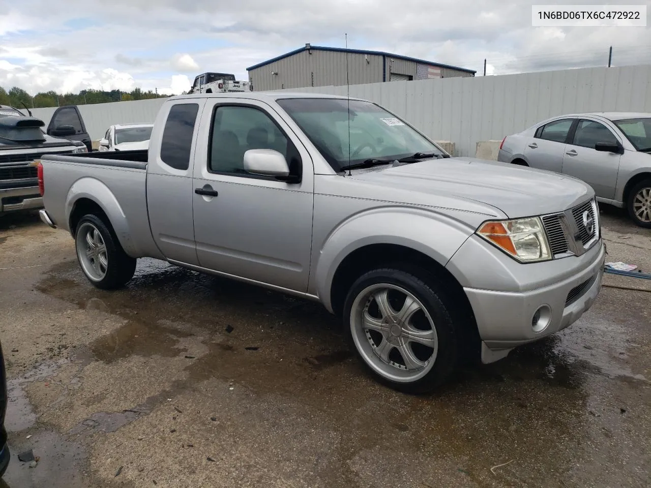 2006 Nissan Frontier King Cab Xe VIN: 1N6BD06TX6C472922 Lot: 72937714