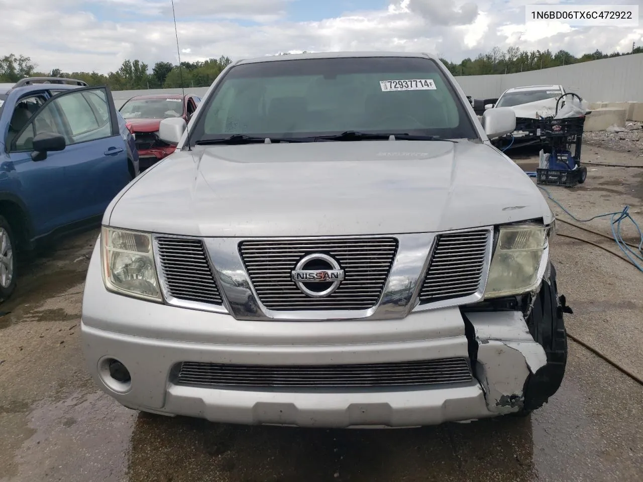 2006 Nissan Frontier King Cab Xe VIN: 1N6BD06TX6C472922 Lot: 72937714