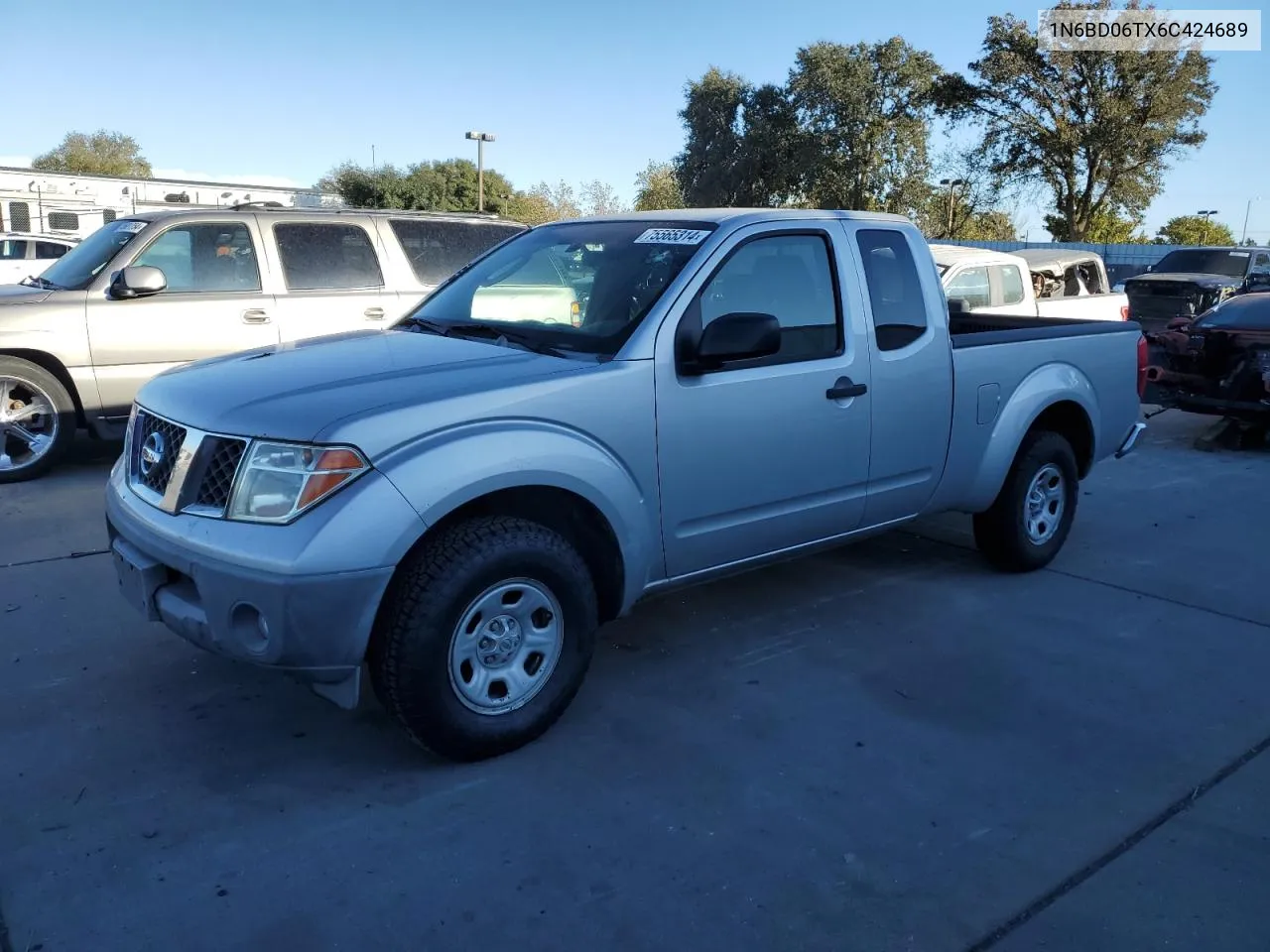 2006 Nissan Frontier King Cab Xe VIN: 1N6BD06TX6C424689 Lot: 75565314