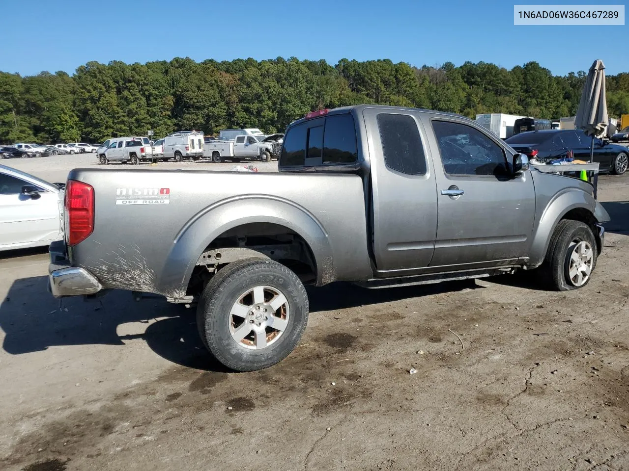 2006 Nissan Frontier King Cab Le VIN: 1N6AD06W36C467289 Lot: 76615644