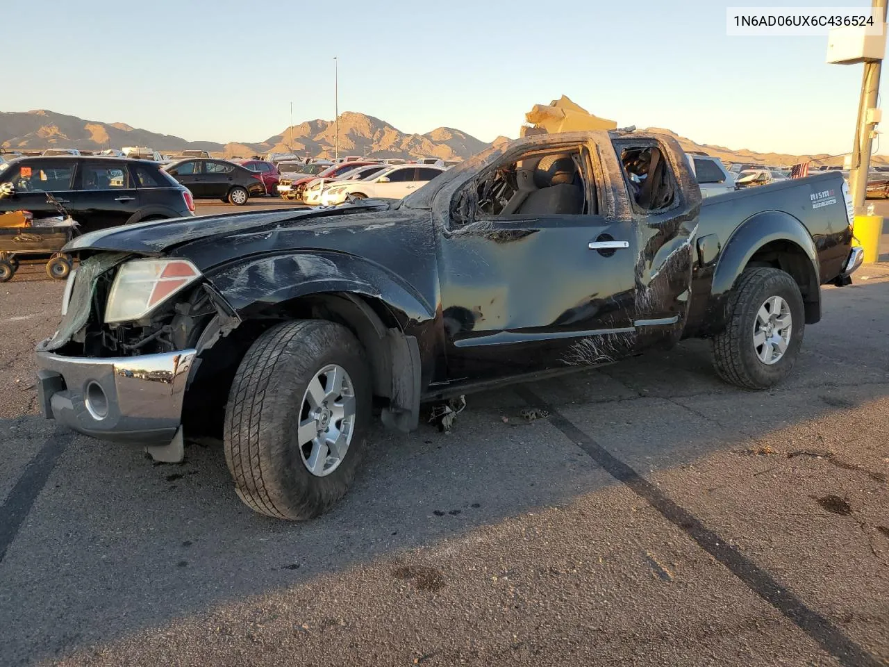 2006 Nissan Frontier King Cab Le VIN: 1N6AD06UX6C436524 Lot: 77819414