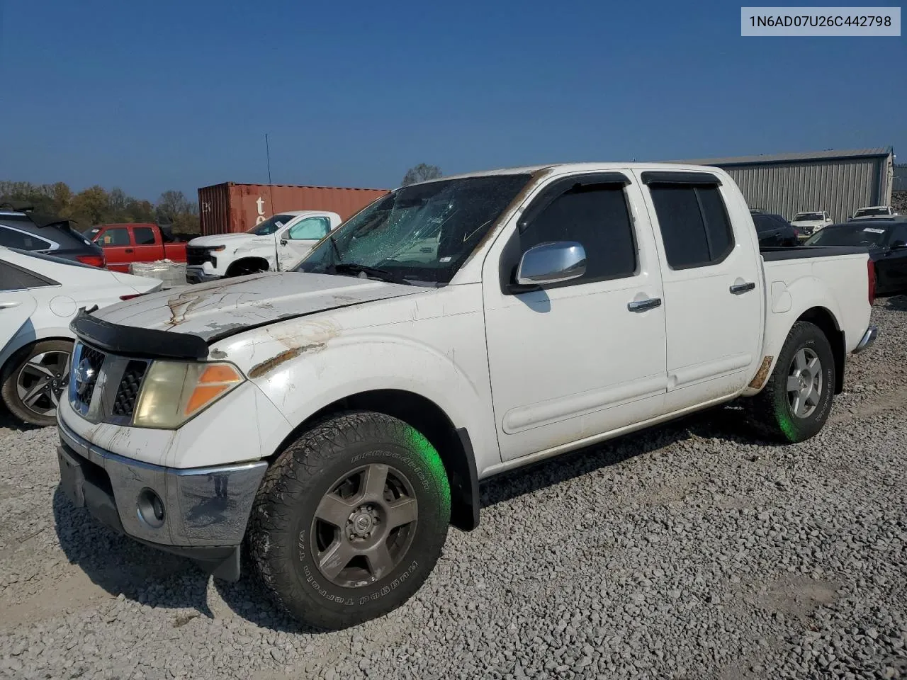 2006 Nissan Frontier Crew Cab Le VIN: 1N6AD07U26C442798 Lot: 78329044