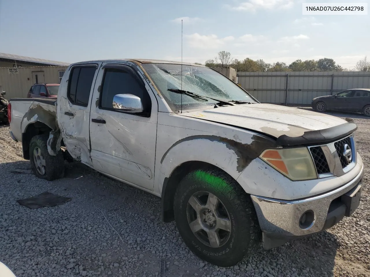 2006 Nissan Frontier Crew Cab Le VIN: 1N6AD07U26C442798 Lot: 78329044