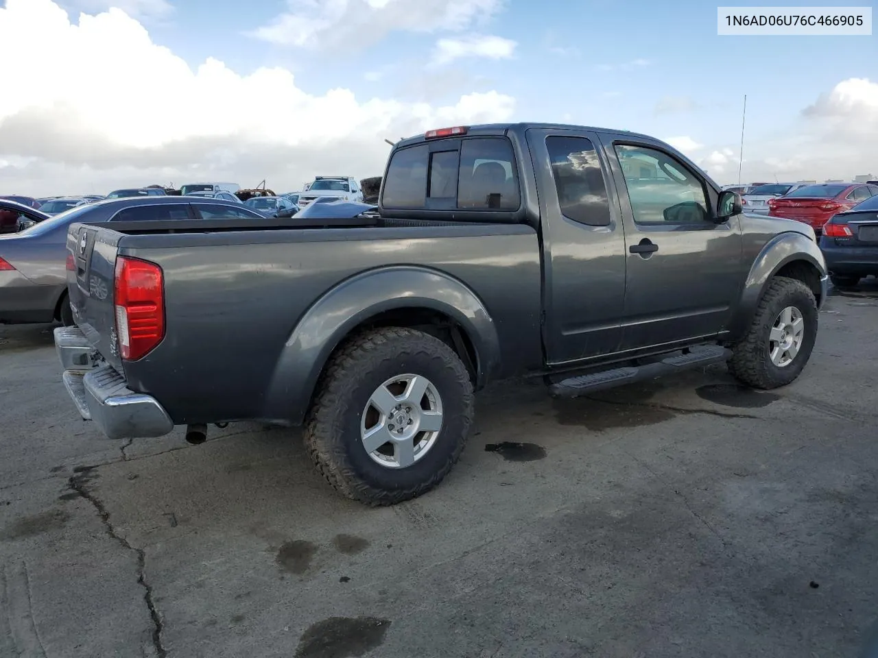 2006 Nissan Frontier King Cab Le VIN: 1N6AD06U76C466905 Lot: 80774614