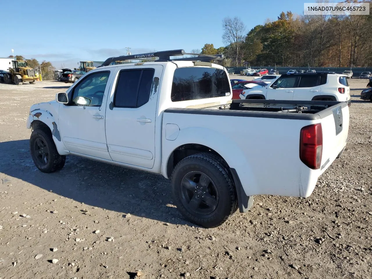 2006 Nissan Frontier Crew Cab Le VIN: 1N6AD07U96C465723 Lot: 81385994