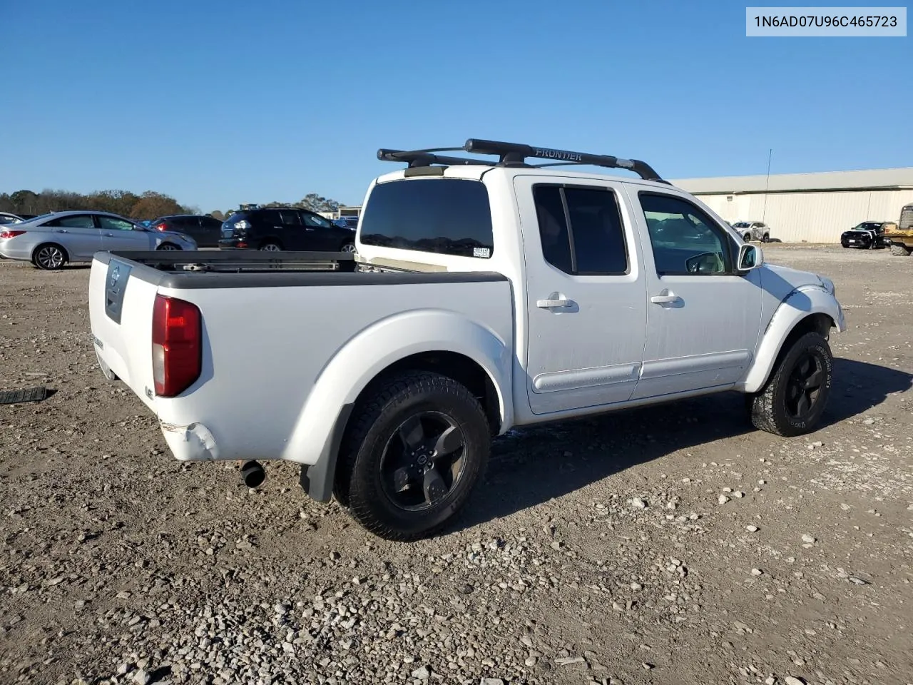 2006 Nissan Frontier Crew Cab Le VIN: 1N6AD07U96C465723 Lot: 81385994