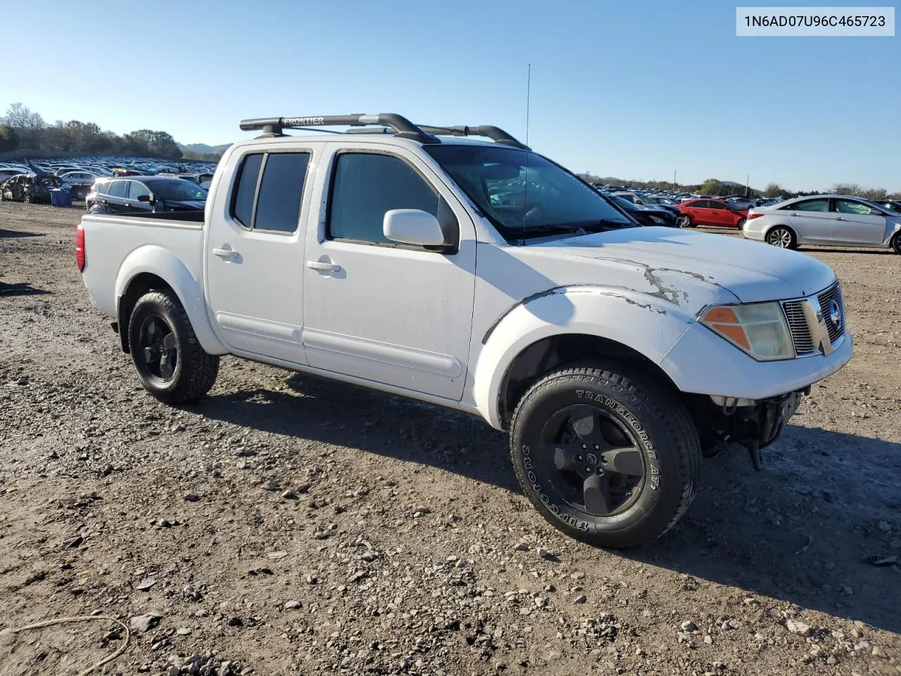 2006 Nissan Frontier Crew Cab Le VIN: 1N6AD07U96C465723 Lot: 81385994