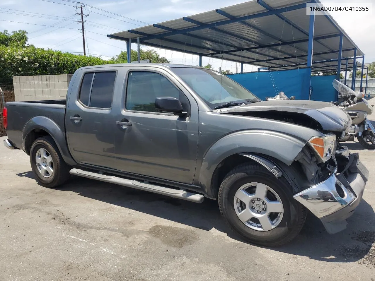 2007 Nissan Frontier Crew Cab Le VIN: 1N6AD07U47C410355 Lot: 59749504