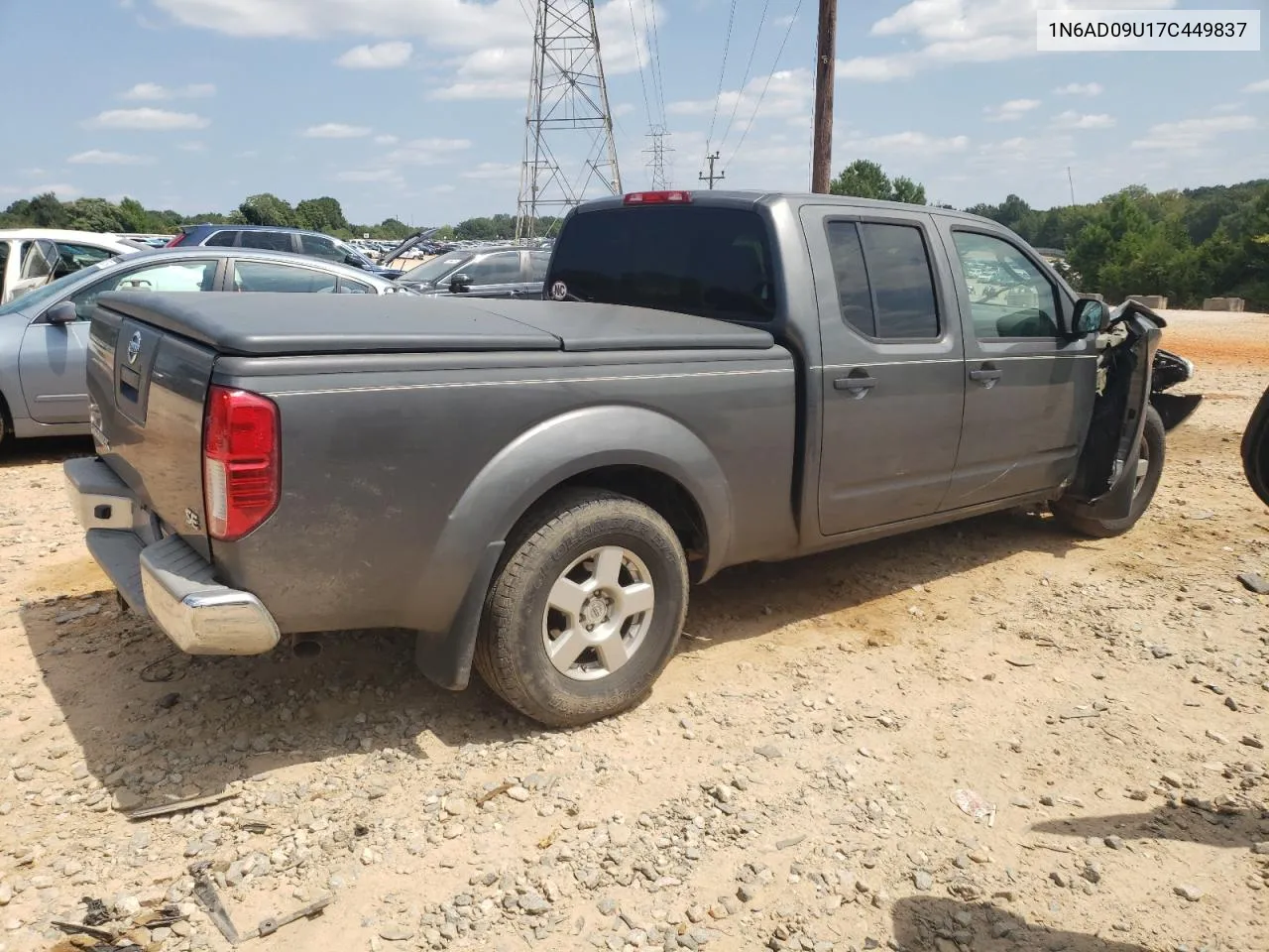 2007 Nissan Frontier Crew Cab Le VIN: 1N6AD09U17C449837 Lot: 68437044