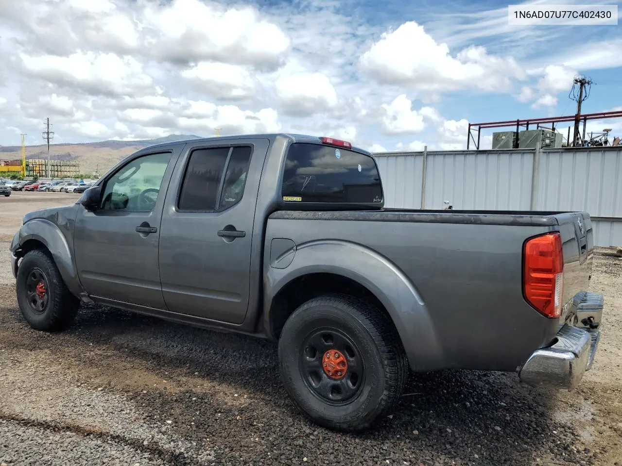 2007 Nissan Frontier Crew Cab Le VIN: 1N6AD07U77C402430 Lot: 72452464