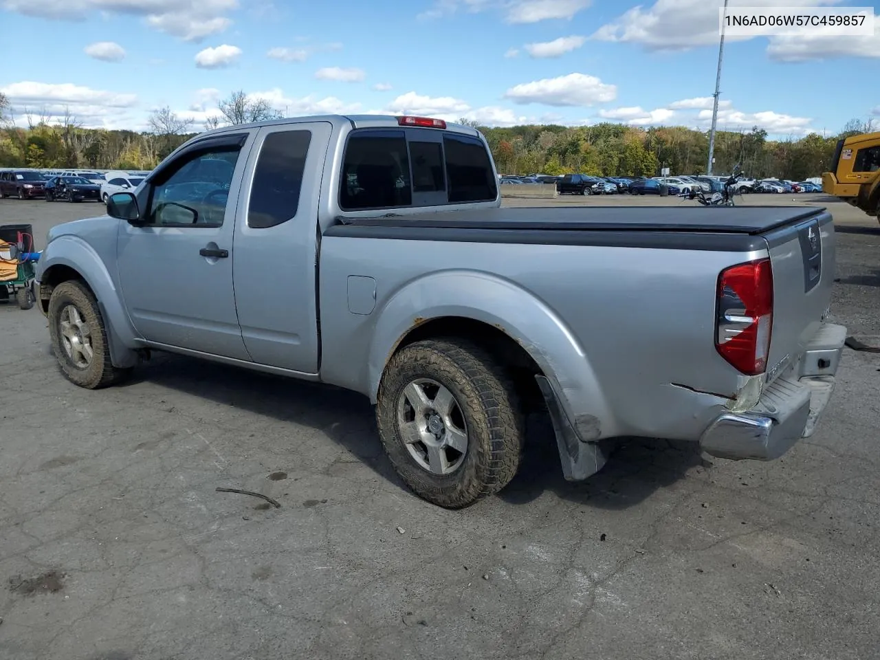 2007 Nissan Frontier King Cab Le VIN: 1N6AD06W57C459857 Lot: 75305644