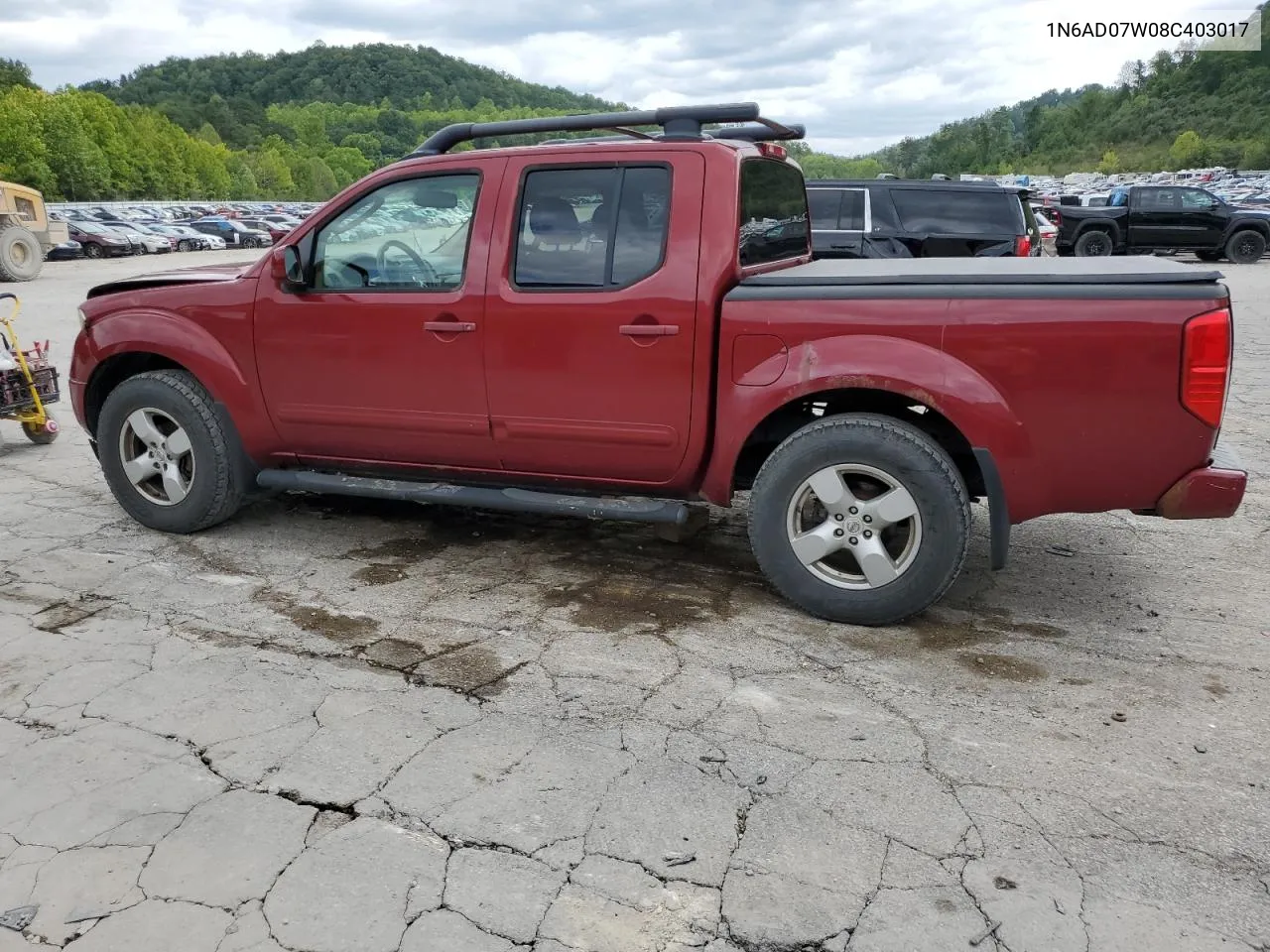 1N6AD07W08C403017 2008 Nissan Frontier Crew Cab Le