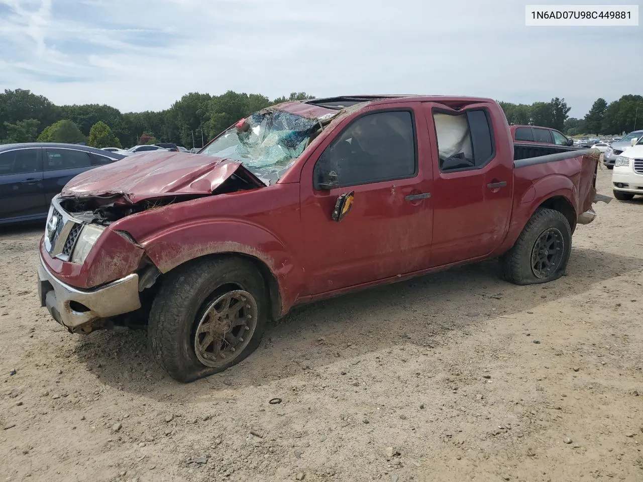 1N6AD07U98C449881 2008 Nissan Frontier Crew Cab Le