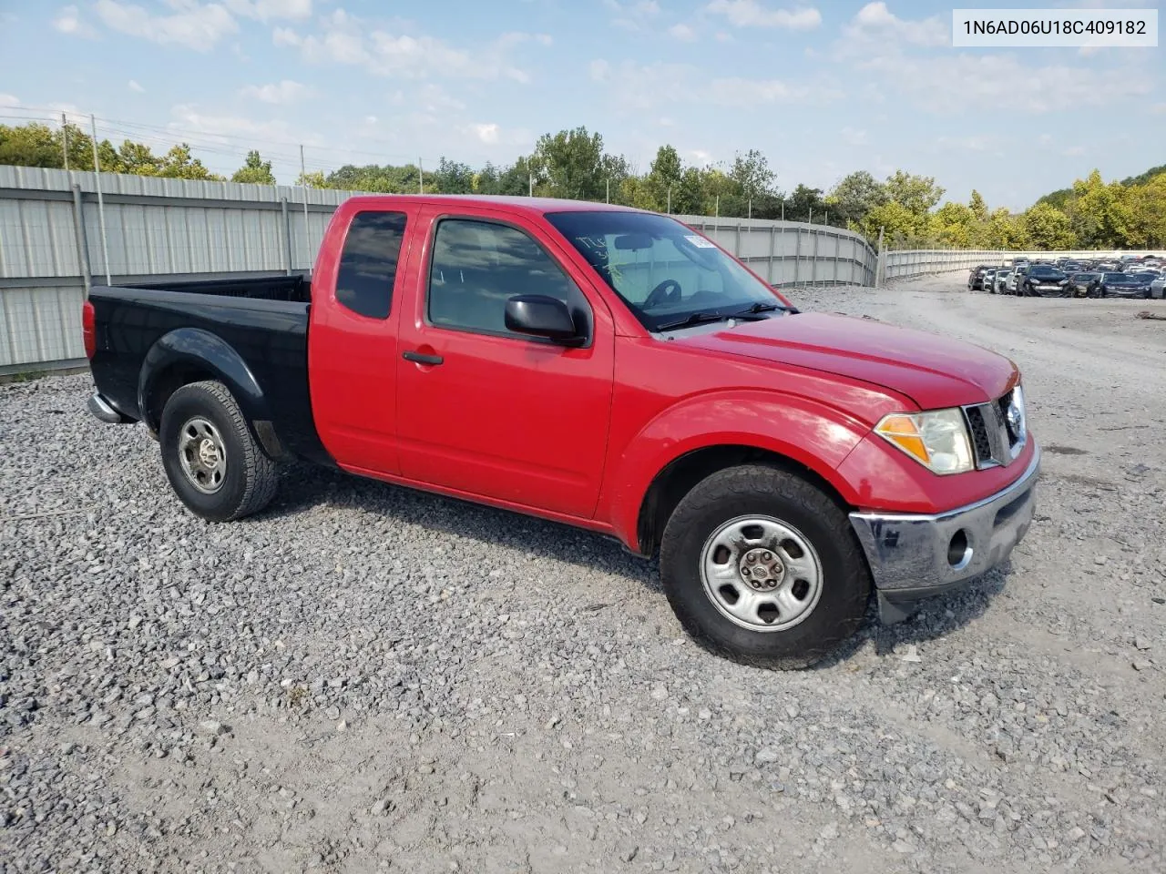 1N6AD06U18C409182 2008 Nissan Frontier King Cab Le