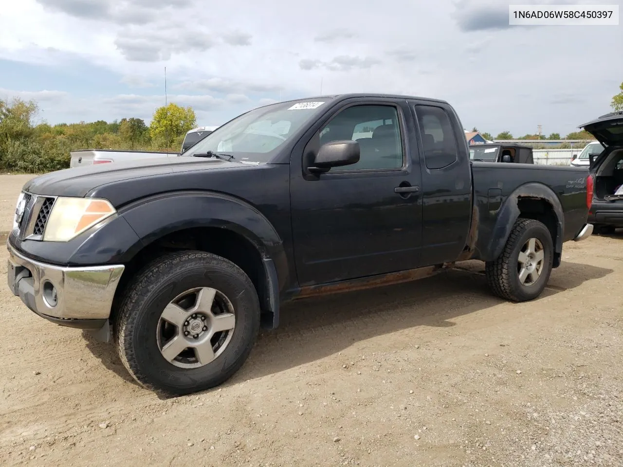 2008 Nissan Frontier King Cab Le VIN: 1N6AD06W58C450397 Lot: 72136314