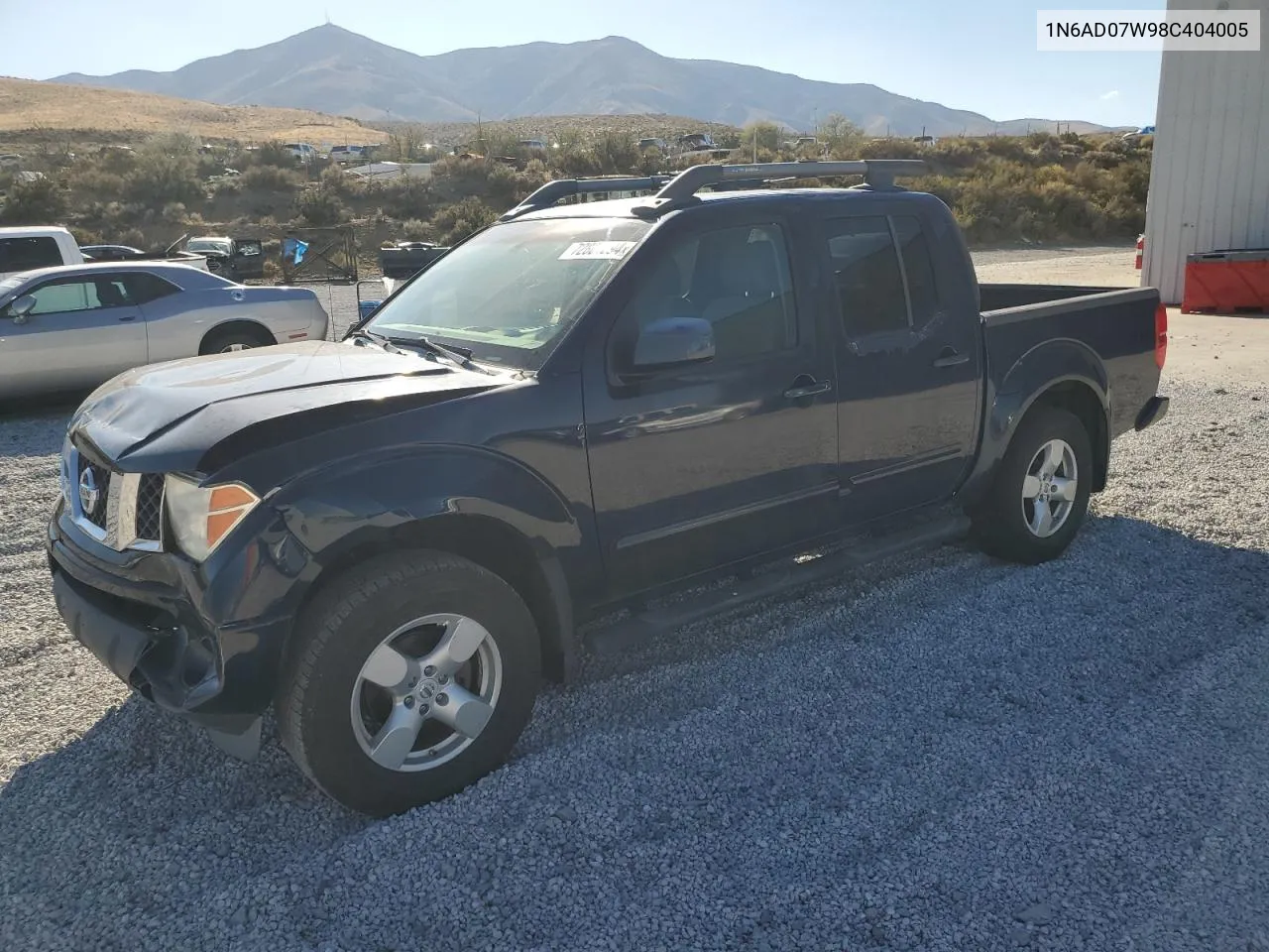 2008 Nissan Frontier Crew Cab Le VIN: 1N6AD07W98C404005 Lot: 72801394