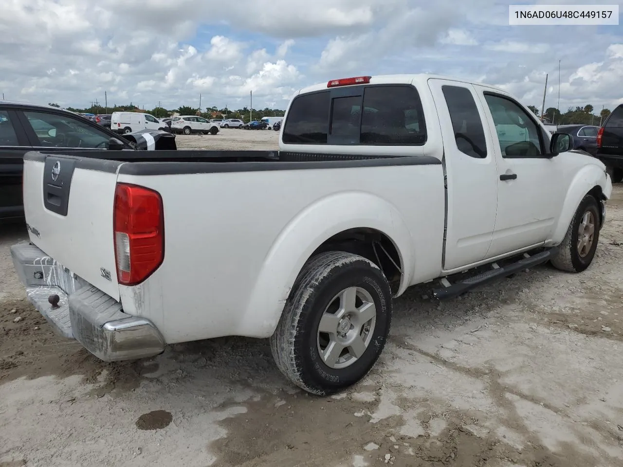 2008 Nissan Frontier King Cab Le VIN: 1N6AD06U48C449157 Lot: 73052724