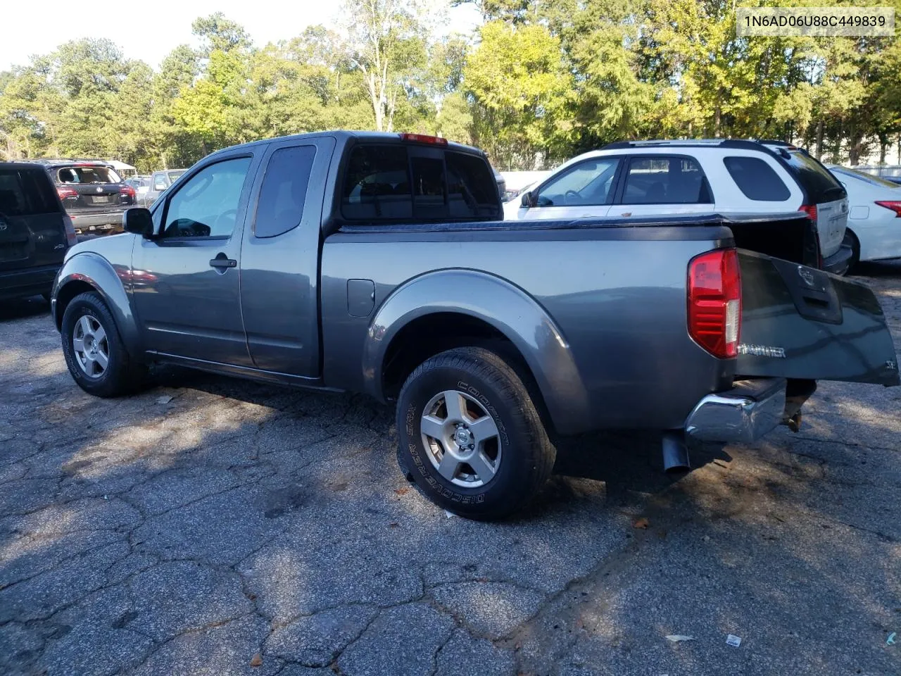 2008 Nissan Frontier King Cab Le VIN: 1N6AD06U88C449839 Lot: 75660434