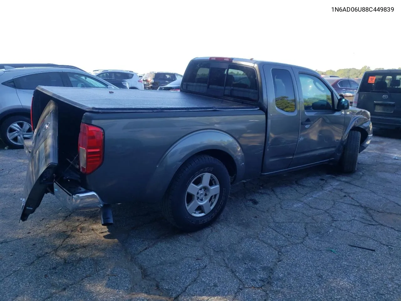 2008 Nissan Frontier King Cab Le VIN: 1N6AD06U88C449839 Lot: 75660434