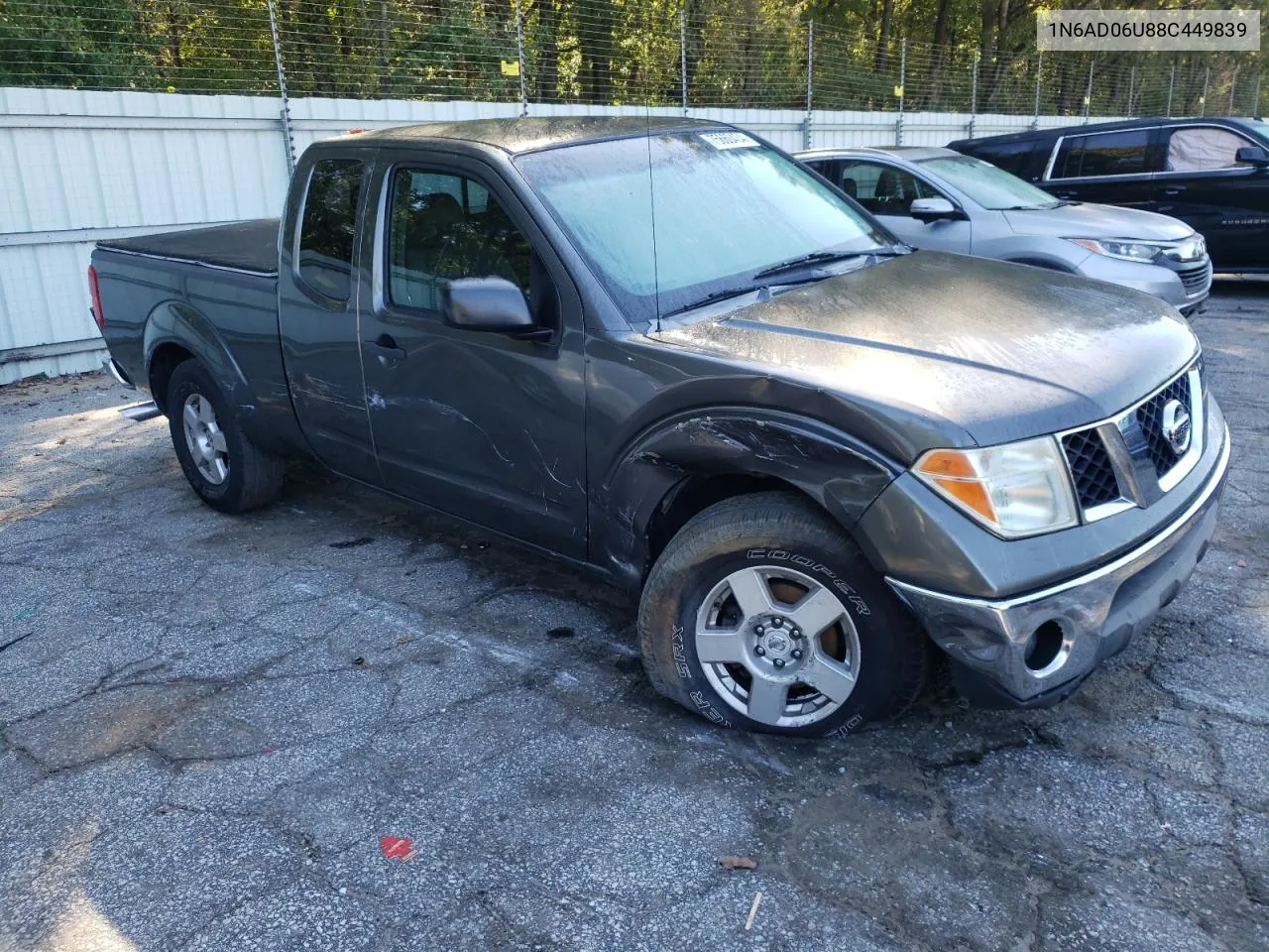 2008 Nissan Frontier King Cab Le VIN: 1N6AD06U88C449839 Lot: 75660434