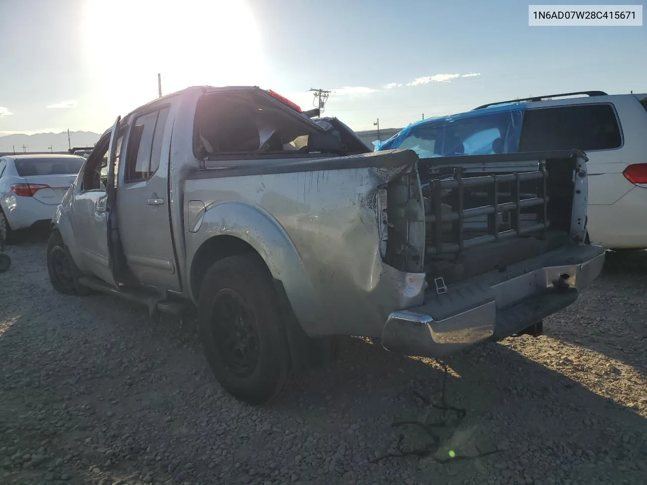 1N6AD07W28C415671 2008 Nissan Frontier Crew Cab Le