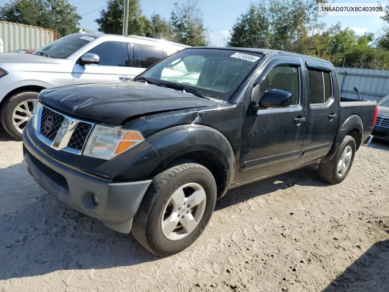 2008 Nissan Frontier Crew Cab Le VIN: 1N6AD07UX8C403928 Lot: 77245884