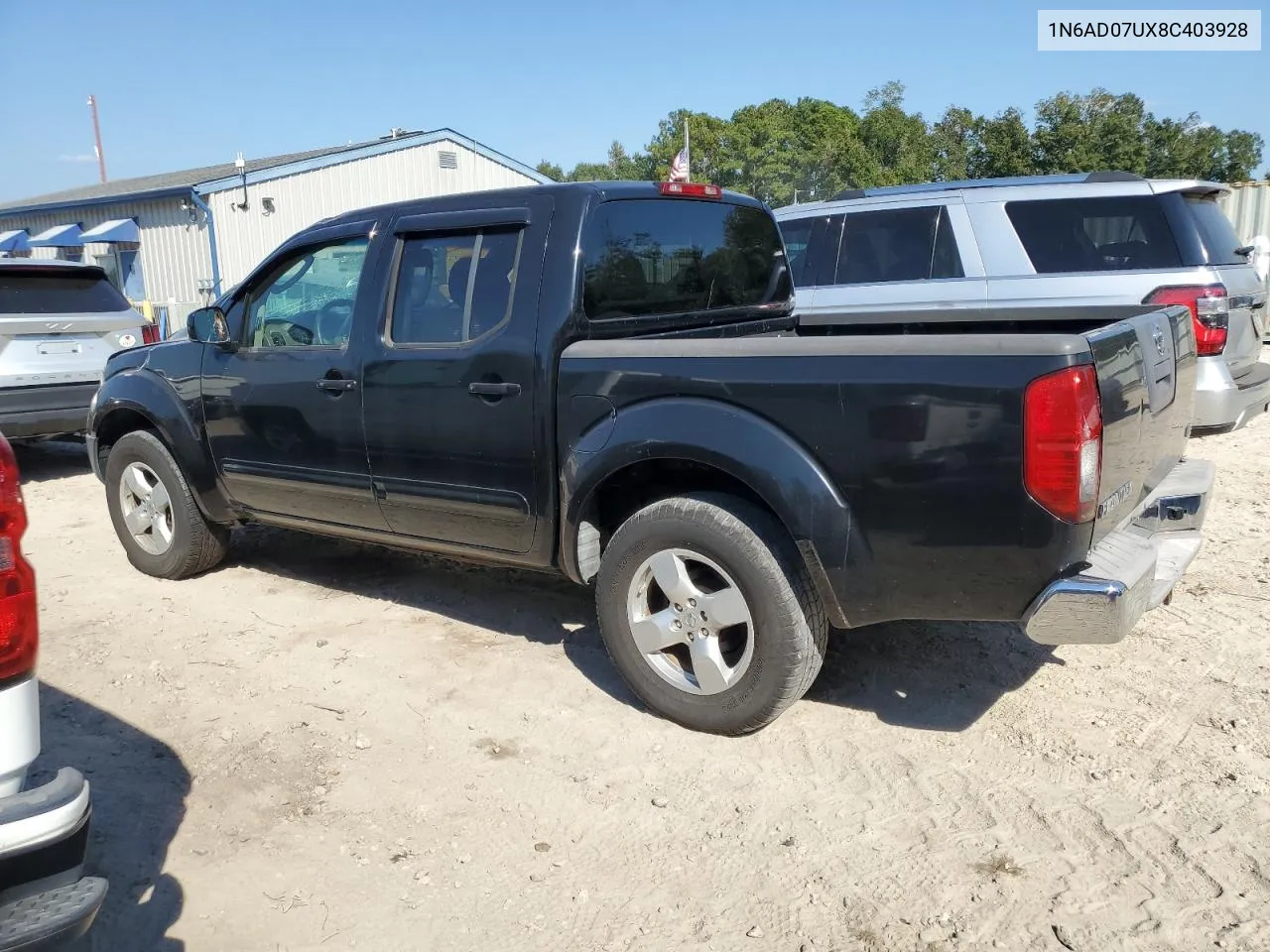 2008 Nissan Frontier Crew Cab Le VIN: 1N6AD07UX8C403928 Lot: 77245884