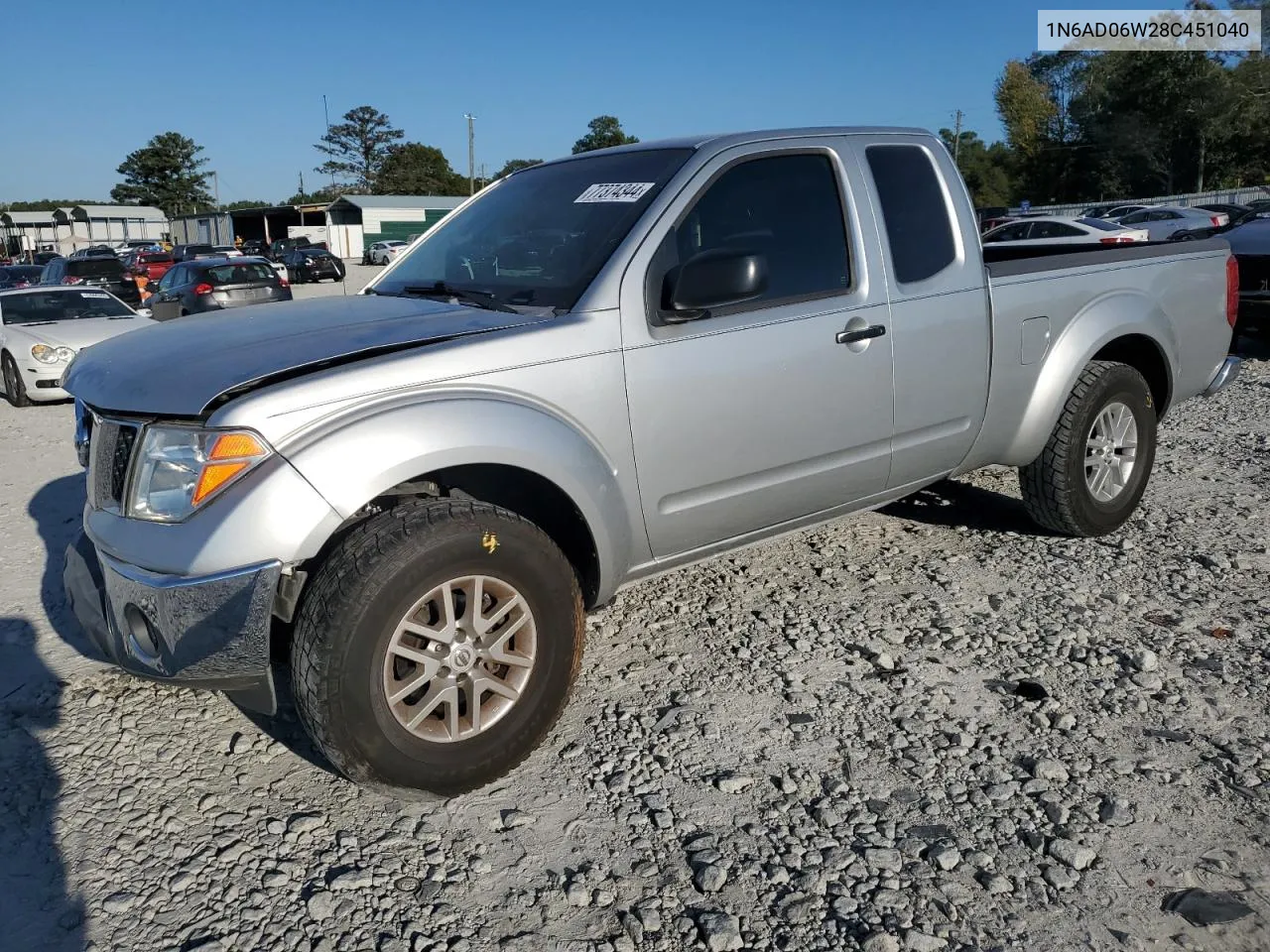 2008 Nissan Frontier King Cab Le VIN: 1N6AD06W28C451040 Lot: 77374344