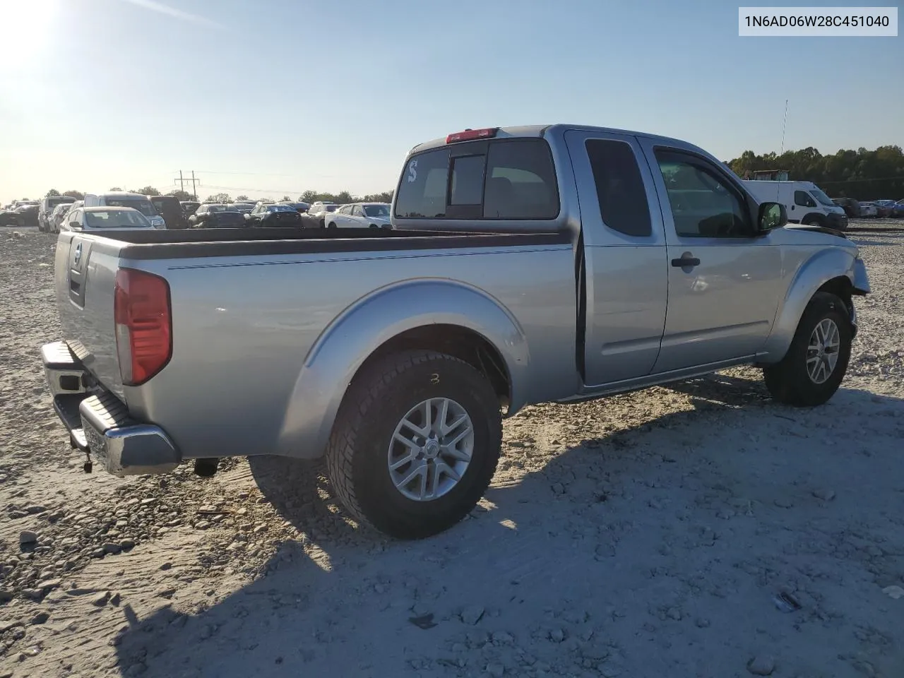 2008 Nissan Frontier King Cab Le VIN: 1N6AD06W28C451040 Lot: 77374344