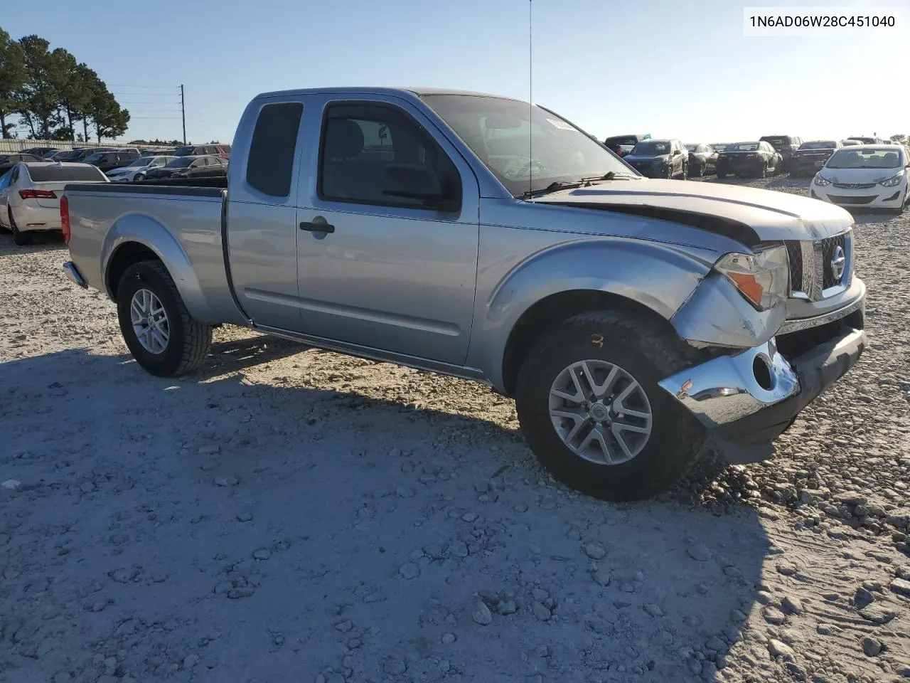 2008 Nissan Frontier King Cab Le VIN: 1N6AD06W28C451040 Lot: 77374344