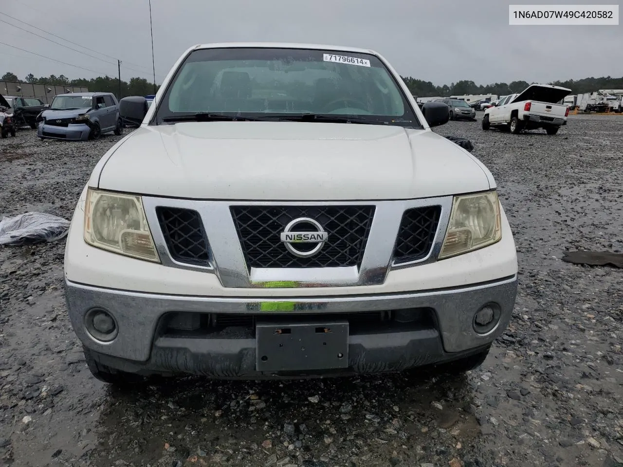 2009 Nissan Frontier Crew Cab Se VIN: 1N6AD07W49C420582 Lot: 71796614