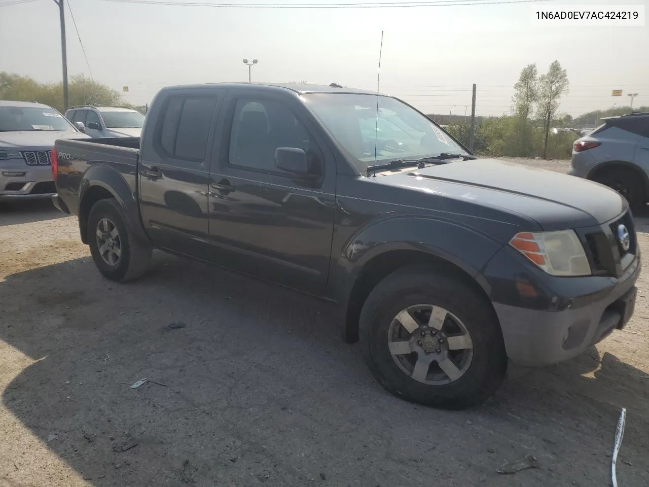 2010 Nissan Frontier Crew Cab Se VIN: 1N6AD0EV7AC424219 Lot: 70605434