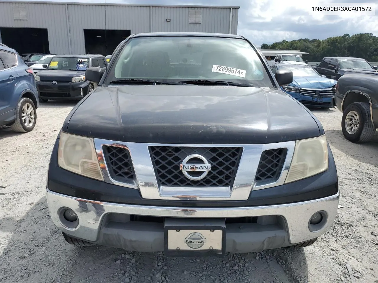 1N6AD0ER3AC401572 2010 Nissan Frontier Crew Cab Se