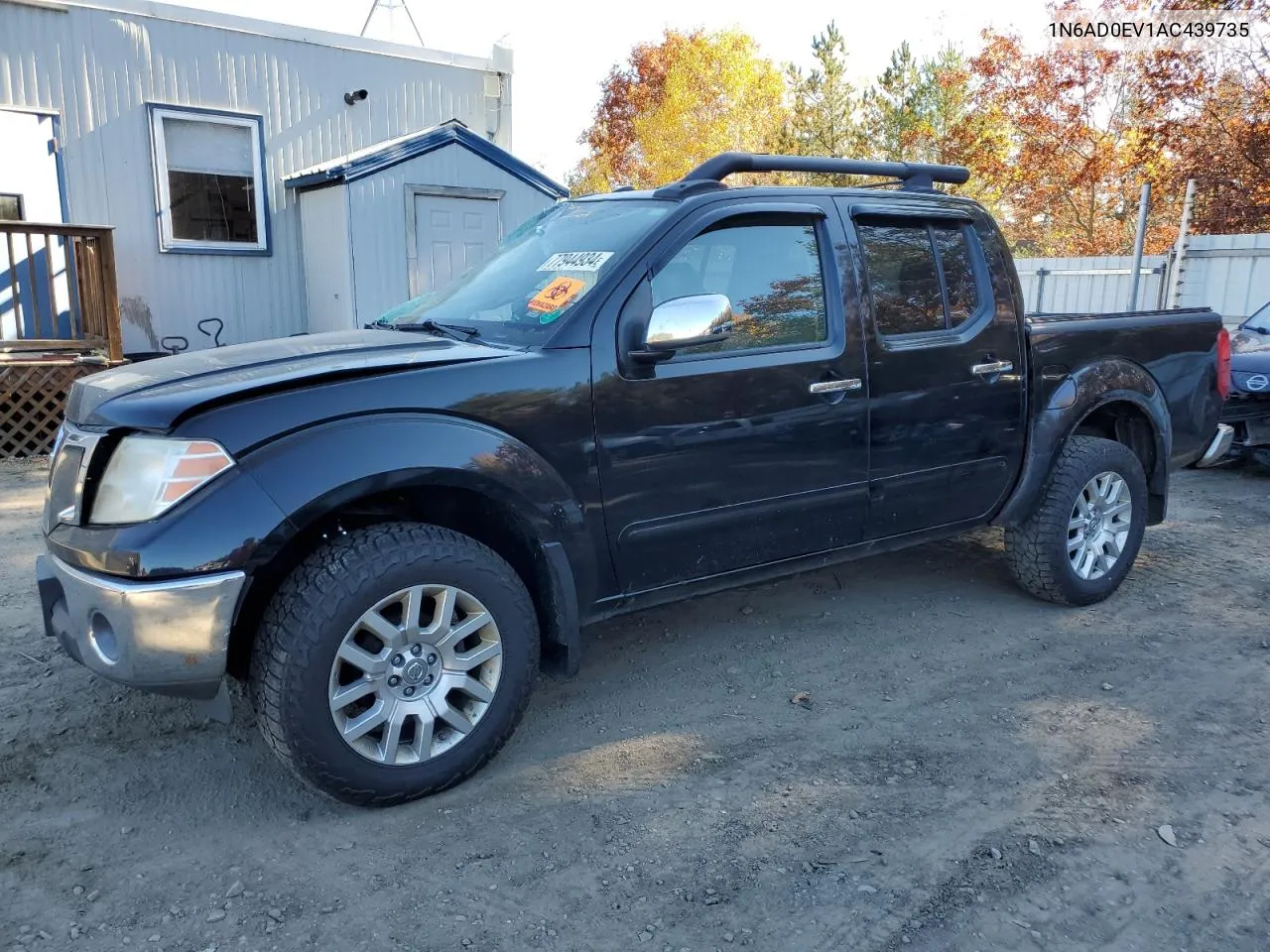 2010 Nissan Frontier Crew Cab Se VIN: 1N6AD0EV1AC439735 Lot: 77944934