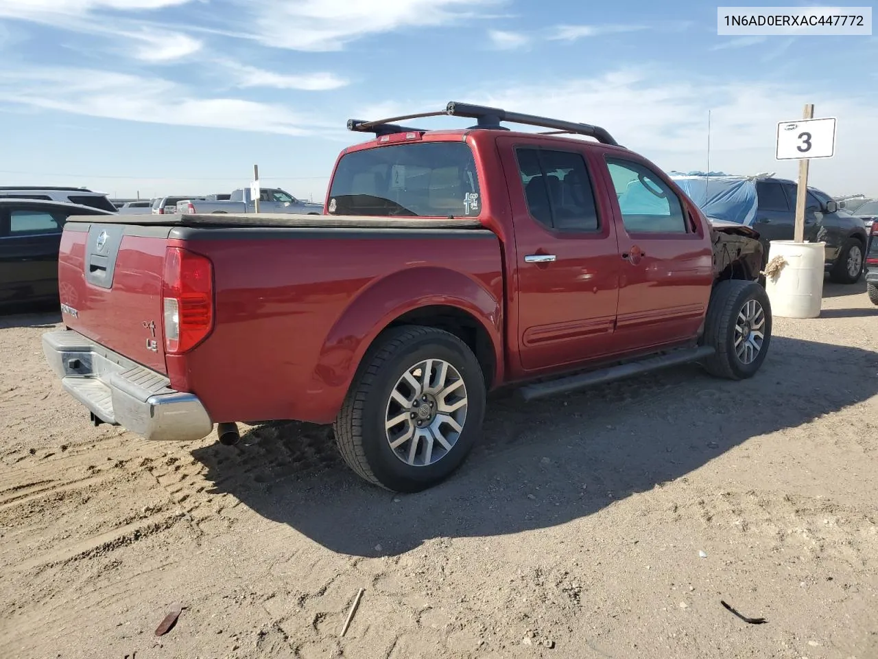 1N6AD0ERXAC447772 2010 Nissan Frontier Crew Cab Se