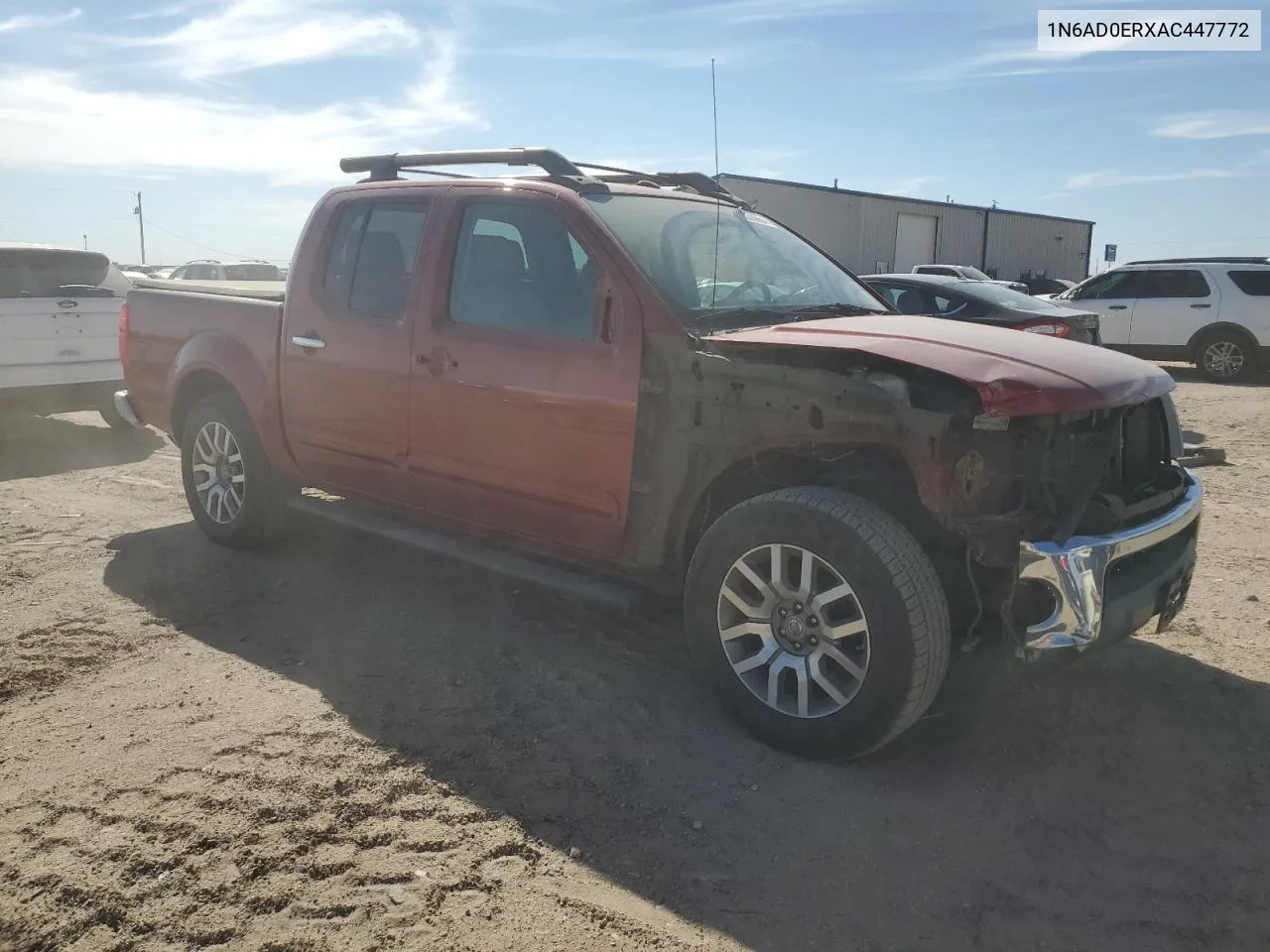 1N6AD0ERXAC447772 2010 Nissan Frontier Crew Cab Se