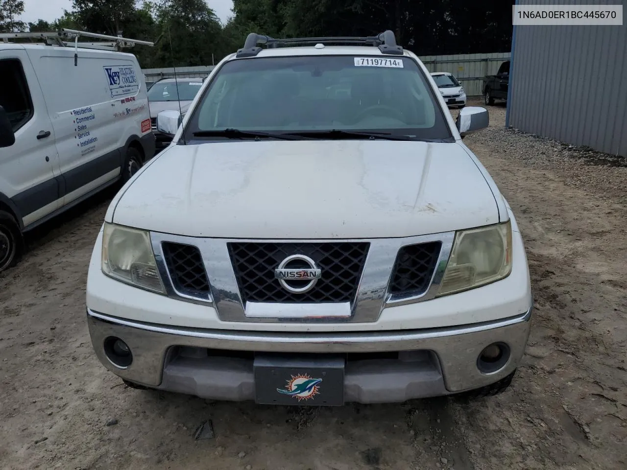 2011 Nissan Frontier S VIN: 1N6AD0ER1BC445670 Lot: 71197714