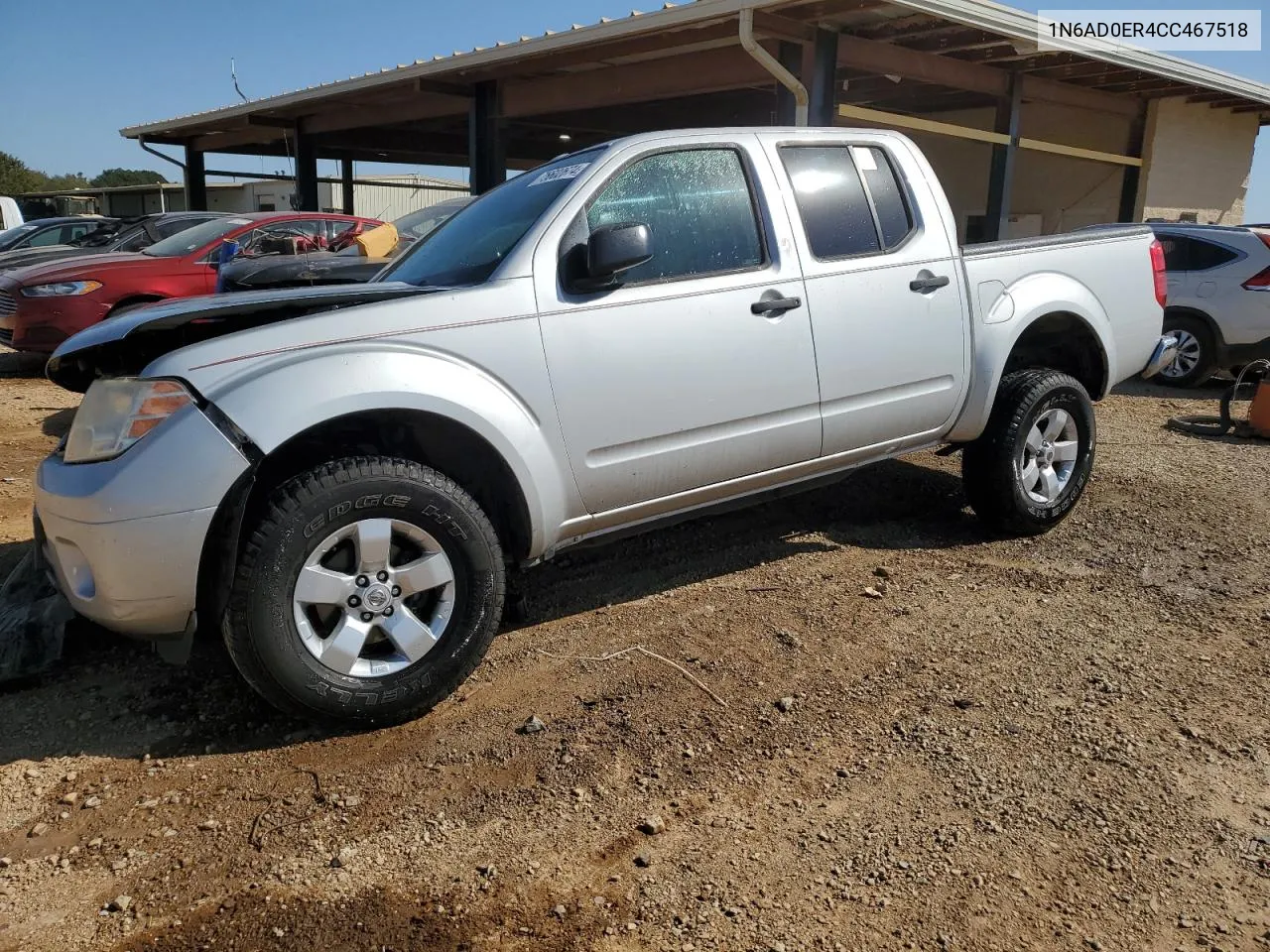 2012 Nissan Frontier S VIN: 1N6AD0ER4CC467518 Lot: 75602674