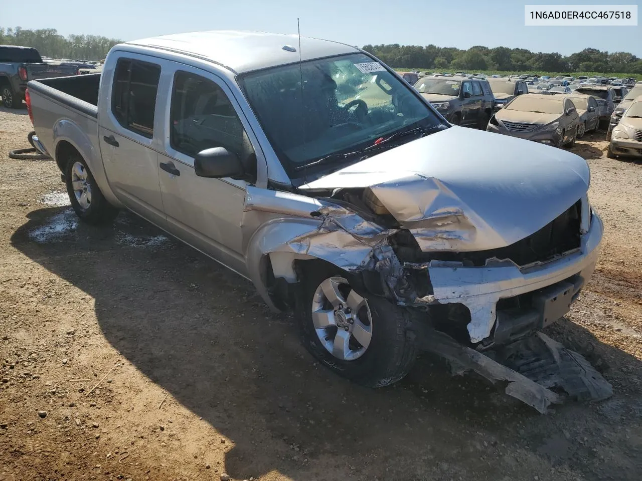 2012 Nissan Frontier S VIN: 1N6AD0ER4CC467518 Lot: 75602674