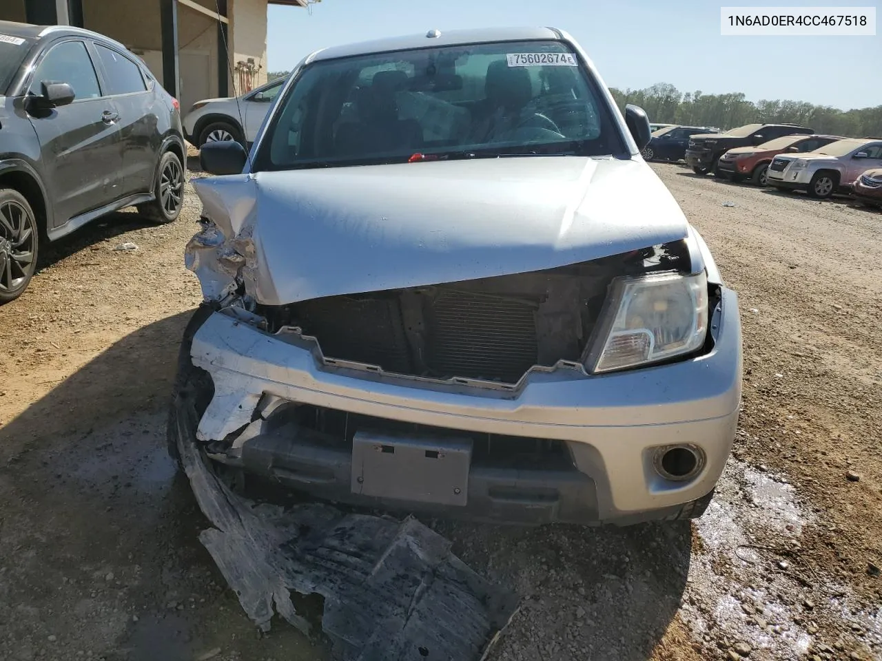 2012 Nissan Frontier S VIN: 1N6AD0ER4CC467518 Lot: 75602674