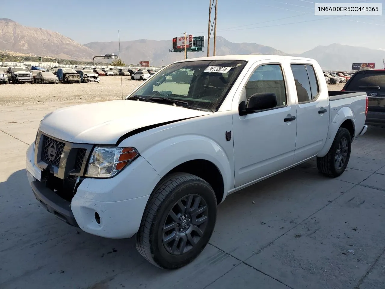 2012 Nissan Frontier S VIN: 1N6AD0ER5CC445365 Lot: 75902654