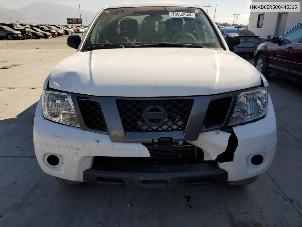 2012 Nissan Frontier S VIN: 1N6AD0ER5CC445365 Lot: 75902654