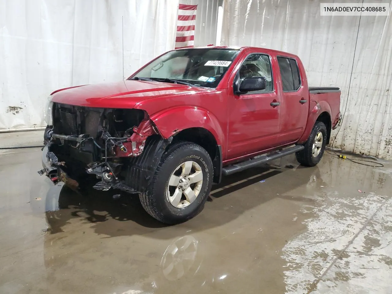 2012 Nissan Frontier S VIN: 1N6AD0EV7CC408685 Lot: 77429984