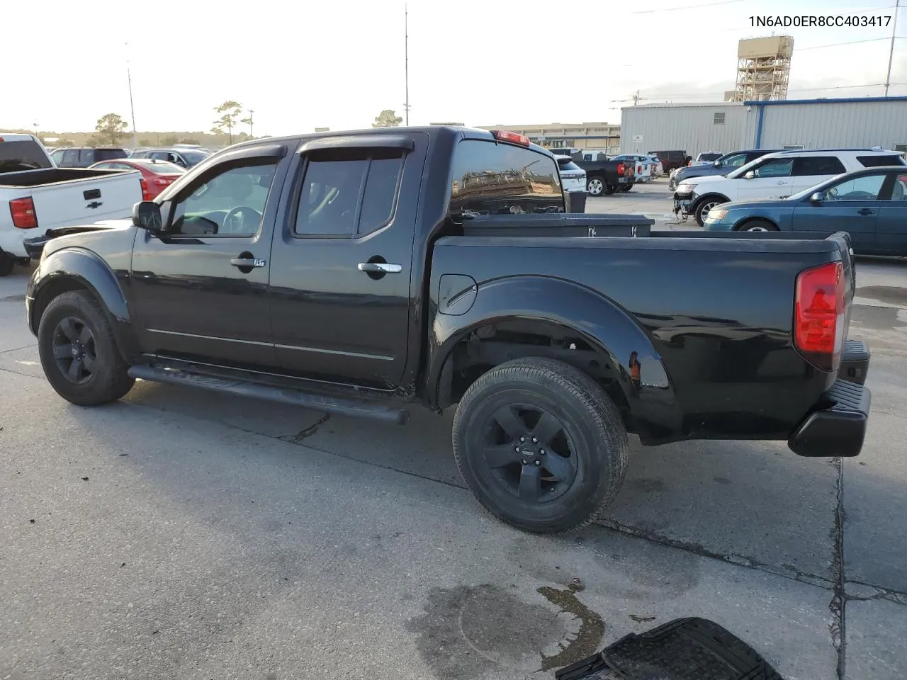 2012 Nissan Frontier S VIN: 1N6AD0ER8CC403417 Lot: 79305014