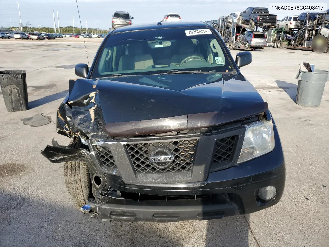 2012 Nissan Frontier S VIN: 1N6AD0ER8CC403417 Lot: 79305014